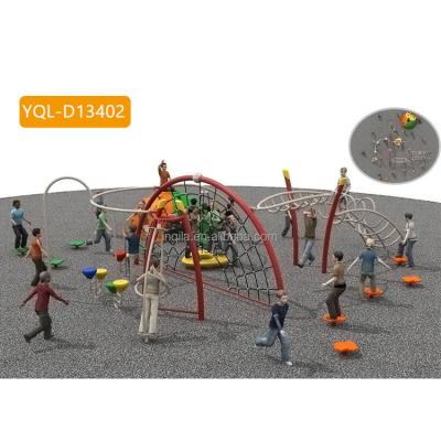 China Kindergarten Net Rainbow Climbing Indoor Playground For Kids Customized Type Material Used Park Steel Color Original Size kindergarten age for sale