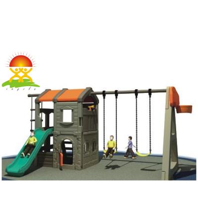 China High Quality Outdoor Kindergarten Children Playground Equipment Swing Slide for sale