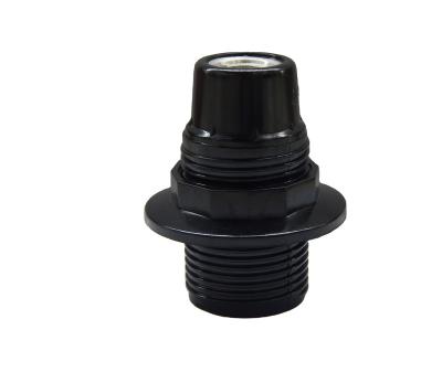 China Screw bakelite wire socket black e14 bakelit lamp holder for sale