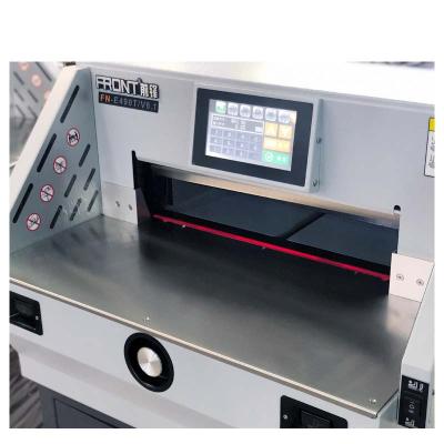 China Garment Shops TONGRO E490T Digital Paper Cutter Paper Slitter Program Control Slitter Automatic Paper Die Machine for sale