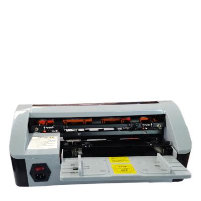 China Semi Automatic Business Card Cutter Electric Paper Card A4 Name Card Machine Paper Card Cutting Cutter for sale