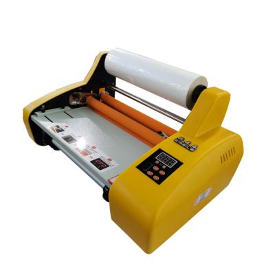 China Cold 3 & Heated Roller Hot Roll Laminator Laminating Machine TD3510 A3 for sale