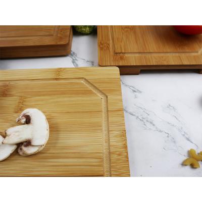 China Hot Selling Sustainable 4 Piece Luxury Organic Bamboo Bamboo Cutting Board Large For Kitchen for sale