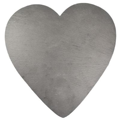 China Sustainable Heart Shaped Natural Slate Dish Slate Cheese Board Serving Tray for sale