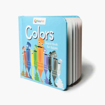 China paper & High Quality Cardboard Printer Custom Cardboard Books Printing Children Kids Board Book Printing Service for sale