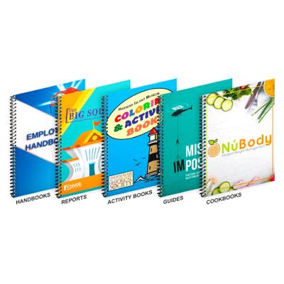 China Eco-Friendly Custom Reports Manuals Acticity Books Guides Cookbooks Printing for sale