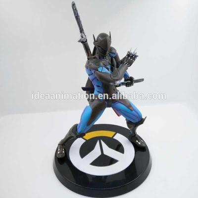 China Custom Cartoon Toy High Quality 3d PVC Figure 1/6 Figure Overwatch Figure For Display for sale