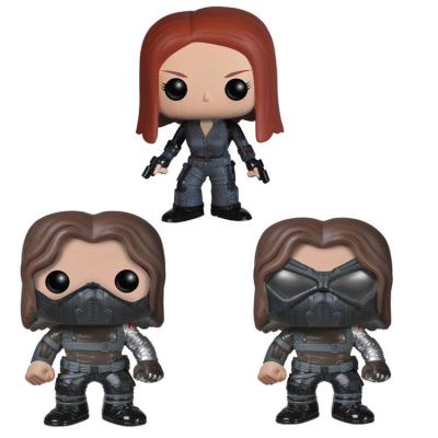 China New Hot and New Arrival Soldier Pop Doll, 42# 43# Captain Pop Figure, Black Widow 42# VINYL Winter Pop for sale