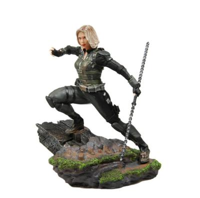 China Cartoon Toy Figure Model Collection Gift Customized Avengers4 War Black Widow America Captain for sale