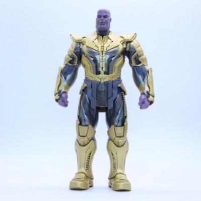 China Silicone Toys Thanos 1:6 Crazy War With Gauntlet Statue PVC 2019 Children Figure Model Toy New for sale