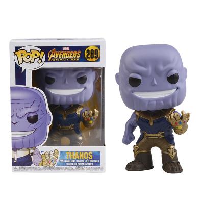 China Cartoon Toy Thanos Infinity Gauntlet Purple Skin Funk POP 289# Vinyl Action Figure Toys Collectible Model For Kids Gifts for sale