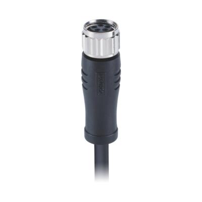 China M8 connector waterproof unshielded code female M8x1.0 screw B 5pin molded 0.5m PVC cable, free end MB05C2LSBB24CK05 for sale