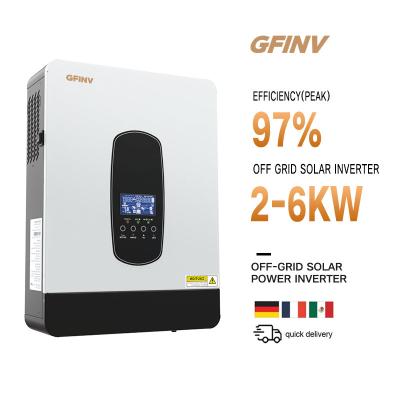 China Inversores solares híbridos de 8kw de una / tres fases Voltado de salida AC220V/380V en venta