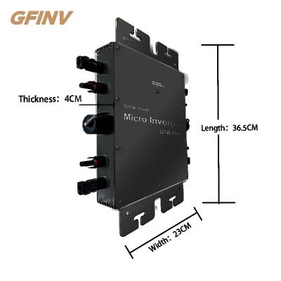 중국 가벼운 220VAC 태양광 마이크로 인버터 1000W 1400W 1600W 전원 공급 판매용