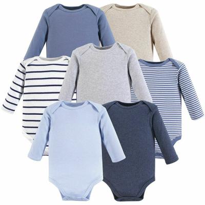 China 2022 Sale Cotton 2022 Long Sleeves Jumpsuit Cover Up Kids Warm Clothes Newborn Baby Winter Feet Rompers for sale