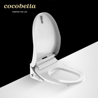 China Electronic Bidets Coocbella Winter Warm Toilet Seat Cover Heated Automatic Self-clean Electric Toilet Seat Cover Electronic Bidets Around Modern AC for sale