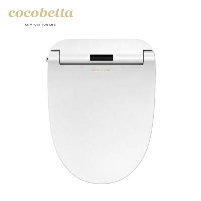 China Cocobella Electronic Sanitary Oval Electric Bidet Intelligent Toilet Seat Cover for sale