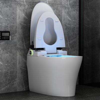 China One Piece Floor Seat Bidet Toilet Automatic Operation Bathroom Wc Smart Smart Toilet Cleaner Automatic Modern Electronic Health Sanitary for sale