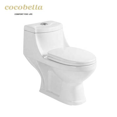 China Inodoro One Piece Set WC Modern Toilets Automatic Operation Washdown Toilet Sanitary Ware for sale