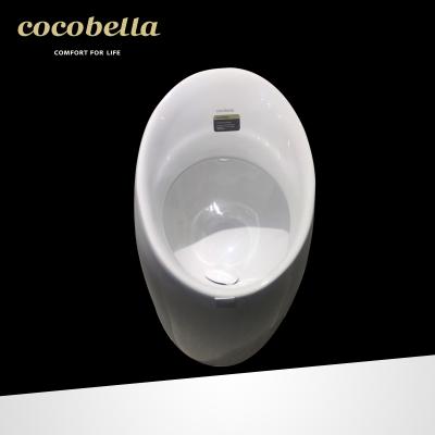 China Cocobella Ceramic Wall Mounted Waterless Bathroom Urinal Manufacturer Quality Sale Double-Flow Urinal Bowl Man One Piece Modern One Piece Toilet Trap for sale