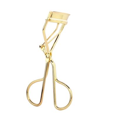 China Professional Eyebrow Perm Eye Beauty Mini Lash Curler Stainless Steel Private Label Gold Eyelash Curler for sale