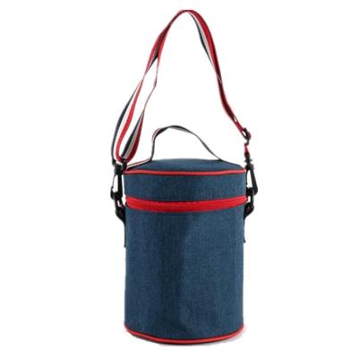 China Waterproof 2023 New Design Custom Barrel Waterproof Ice Insulated Soft Beer Tote Bag Bucket Wine Beer Can Drink Cooler Bag for sale