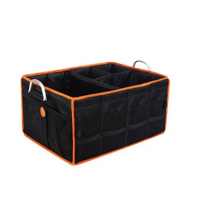 China Durable 2023 Amazon hot sale popular car trunk storage box car shopping organizer trunk organizer for sale