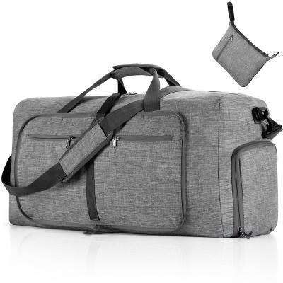 China Durable custom portable duffle gym sports sneaker Bags mens travel gym duffel bag with shoes compartment for sale