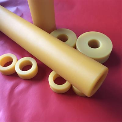 China Low Friction Industrial Custom Bearing Nylon Sleeve Professional CNC Machining Plastic Bushing for sale