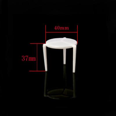 China Regular Disposable White Hard Plastic Tripod Stand Saver Food Grade Pizza Box Food Grade Support Pizza Box Shelves Racks for sale