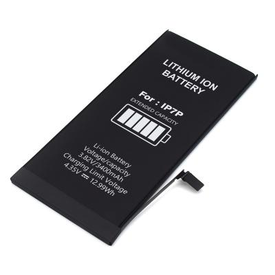 China Consumer Electronics Super Capacity 3400mAh Replacement 0 Cycle Mobile Phone Battery For iphone7 plus for sale