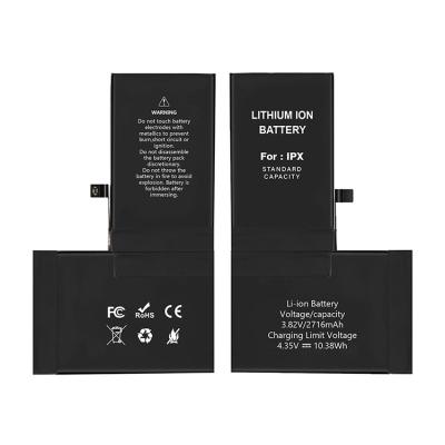 China Cell Phone Manufacturer Sales Battery Mobile Phone Battery For iPhone X-IPX for sale