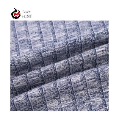 China Wholesale high quality 10*4 TR stretch wick stretch yarn absorb-moisture stretch yarn dyed rib fabric for skirt for sale