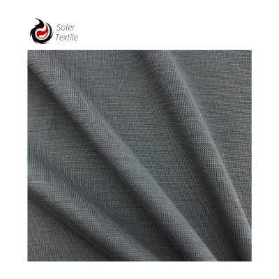 China Anti Pill 2022 New Style Stretch Plain 200gsm 40S Modal Polyester Simple Jersey Fabric For Pants for sale