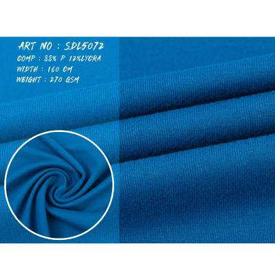 China Wholesale hot-selling stretch anti-static polyester and lycra dyed jersey fabric for sportswear for sale