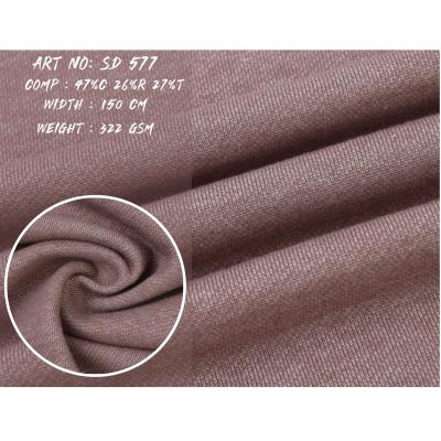 China Hot-wholesale Moisture-absorbent knitted fluffy soft yarn dyed terry fabric for hoodies for sale