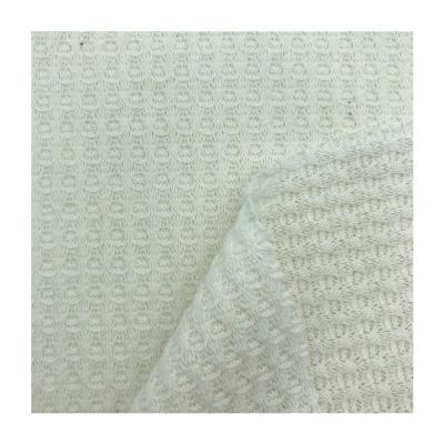 China Good quality stretch knitted 185gsm TC dyed waffle polyester elastic cotton fabric for sweater for sale