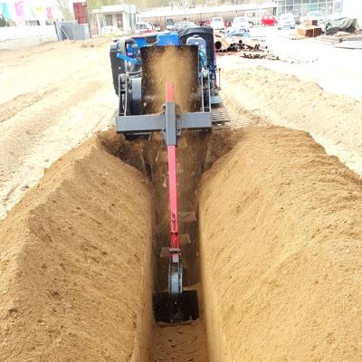 China High Quality 35 Hp Digging Pipe Good Sale Support Warranty 6 Months Chain Trencher for sale