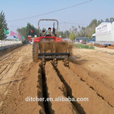 China Hot Sale Three Chain Tractor Towable Backhoe 2018 Large Specific Suspension Ditcher for sale