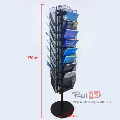 China Rotate; Large Capacity Metal Cartoon Display Rack Revolving Store Display Book Racks for sale