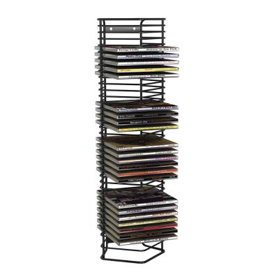 China Metal Wall Mounted Corner Shelf Stackable CD DVD Storage Shelves for sale