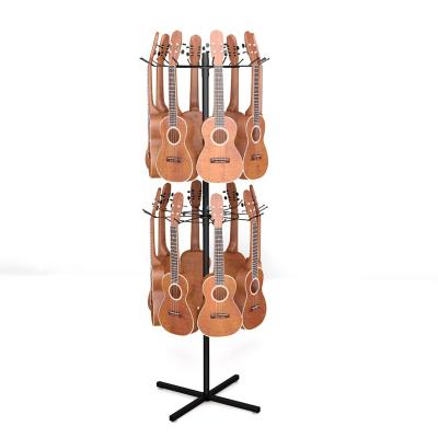 中国 Adjustable Ukulele Retail Display Metal Guitar Musical Instrument Stand 販売のため