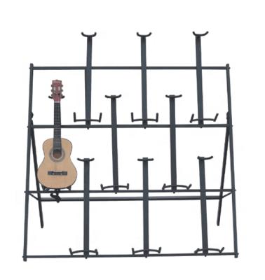 Chine Multi Tiers Free Metal Multi Tiers Musical Instrument Guitar Stand Display Stand à vendre