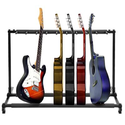 China Use for Guitar Bass Guitar Stand for Multiple Guitars Show Foldable Stand à venda