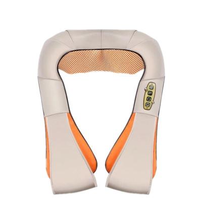 China Professional Massager Back And Neck Tapping Shawl With Heat Function Shiatsu Pillow Massager for sale