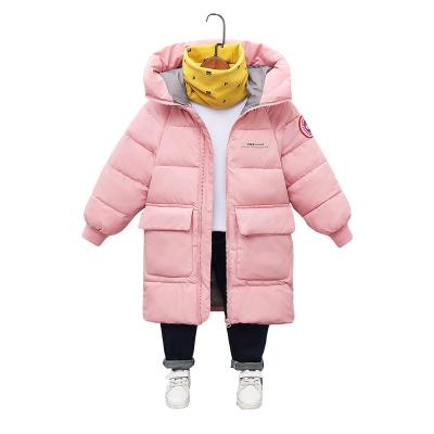 China 2022 new children's long stripper jacket cheap viable price fashion stripper jacket winter thicken stripper jacket for unisex for sale