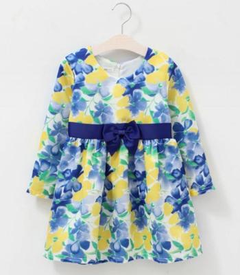 China New Arrival Washable Girls Autumn Long Sleeve Dresses Spring Casual Dress For Kids for sale