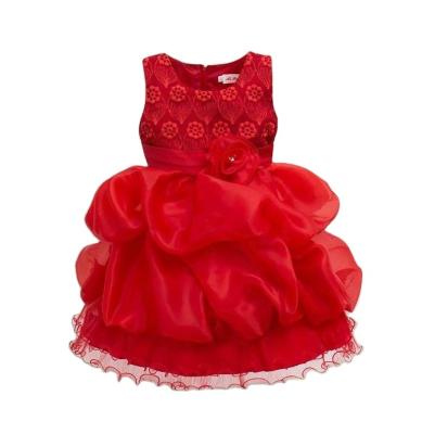 China Summer Washable Kids Dress Birthday Sleeveless Dress Dresses For Girls for sale