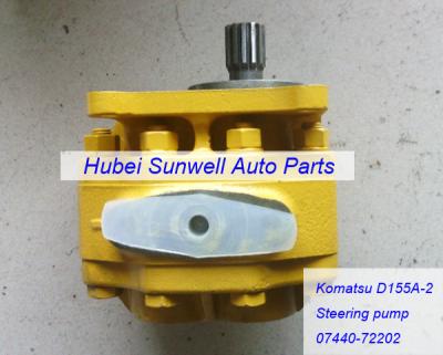 China Komatsu D155 bulldozer gear pump 07440-72202 for sale