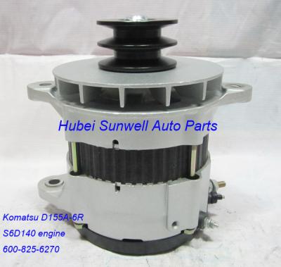 China Komatsu D155A-6R bulldozer S6D140 engine alternator 600-825-6270 for sale